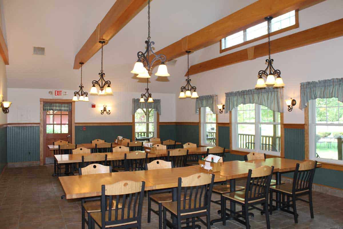 The Plymouth House Addiction Recovery Campus Dining Area